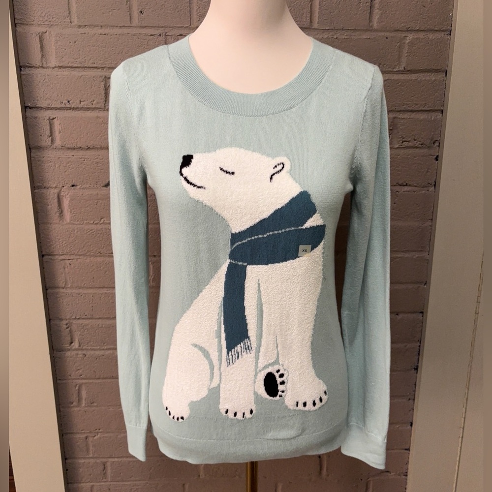 LOFT NWT Polar Bear Sweater XS